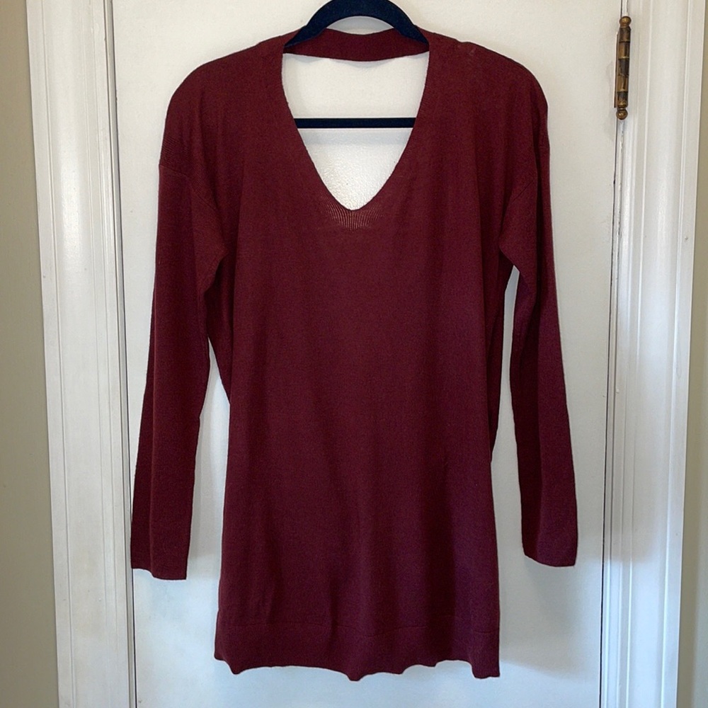 Burgundy Sweater NWT Large